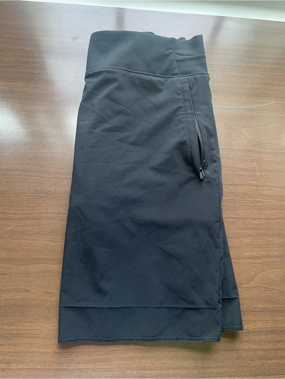 Athleta Black Activewear Skort with Subtle Rib Waistband